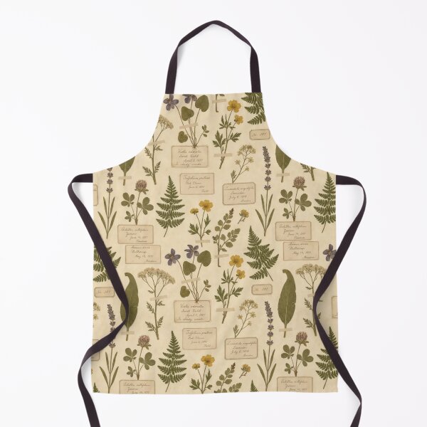 Item preview, Vintage Herbarium Pressed Plant Specimen Botanical Repeat designed and sold by StickyGuys.