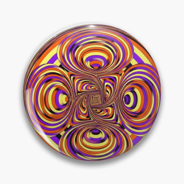 Item preview, Hypnotic Vortex Mandala – Psychedelic Optical Illusion Design designed and sold by Dzblack.