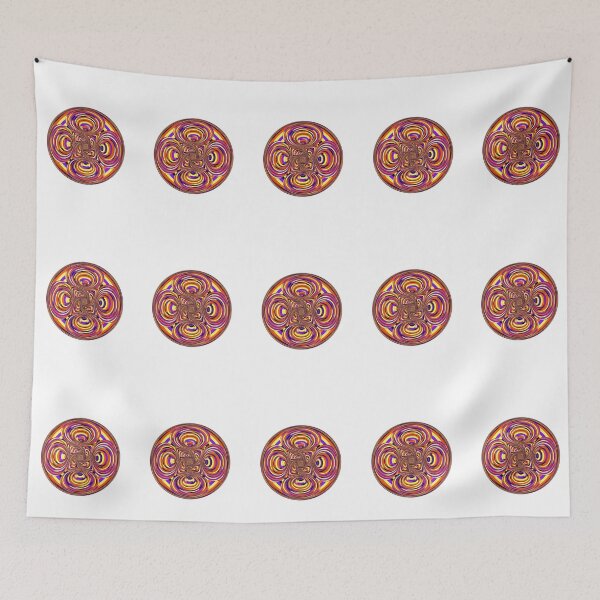Item preview, Hypnotic Vortex Mandala – Psychedelic Optical Illusion Design designed and sold by Dzblack.