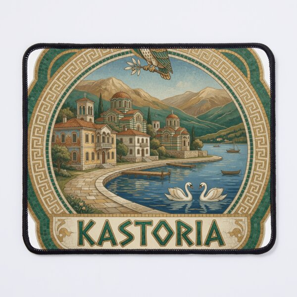 Item preview, Kastoria Greece Lakeside Heritage Sticker Souvenir Summer Edition designed and sold by Imaginarium of Chaos falcon88 .