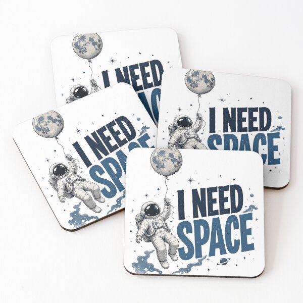 Item preview, Funny Astronaut I Need Space Moon Balloon Cosmic Vintage designed and sold by BartArtPhoto.