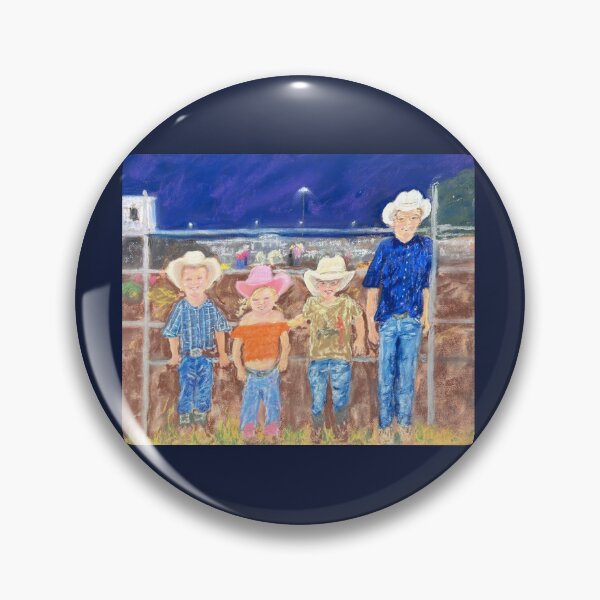 Item preview, Rodeo Fun In Soft Pastels And Painterly Effect, Capturing Their Likeness designed and sold by Kimberly Sells Studio.