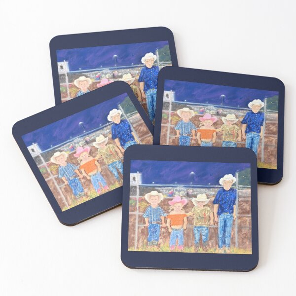 Item preview, Rodeo Fun In Soft Pastels And Painterly Effect, Capturing Their Likeness designed and sold by Kimberly Sells Studio.