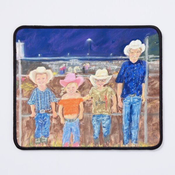 Item preview, Rodeo Fun In Soft Pastels And Painterly Effect, Capturing Their Likeness designed and sold by Kimberly Sells Studio.