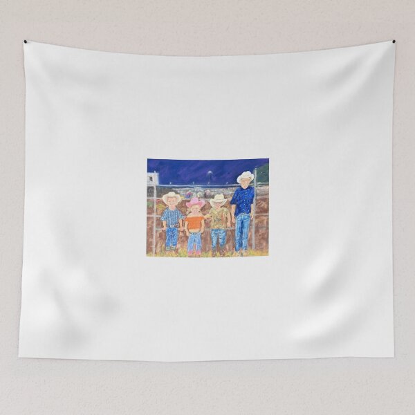 Item preview, Rodeo Fun In Soft Pastels And Painterly Effect, Capturing Their Likeness designed and sold by Kimberly Sells Studio.