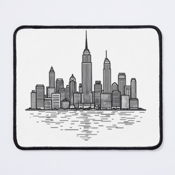 Item preview, New York City Skyline | NYC Line Art designed and sold by WonderWaresGifts.