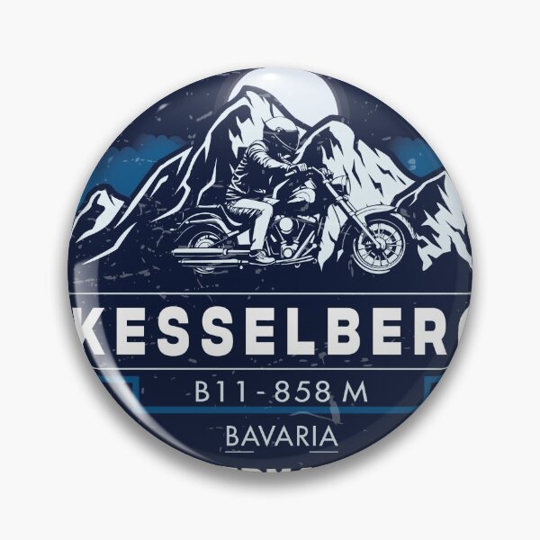 Item preview, Kesselberg B11 Bavarian Alps Germany -Motorcycle Adventure Badge designed and sold by Vale150.