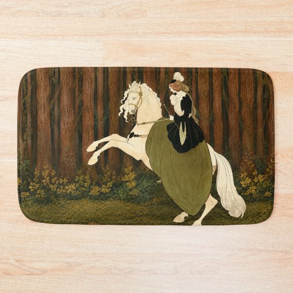 Item preview, Chopins Third Ballade Frontpiece by Aubrey Beardsley - Art Nouveau Equestrian Lady Print for Vintage Art Lovers designed and sold by RickE.