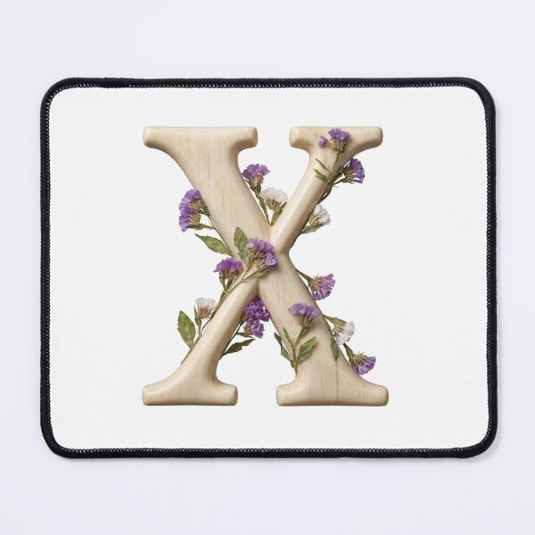 Item preview, Botanical Floral Letter X Monogram designed and sold by Helenaphotoart.