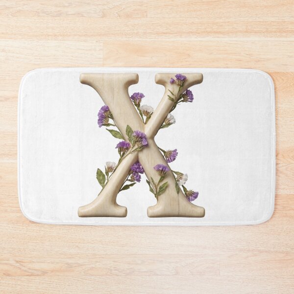 Item preview, Botanical Floral Letter X Monogram designed and sold by Helenaphotoart.
