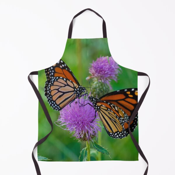 Item preview, Two Monarch Butterflies share the same Purple Thistle. designed and sold by South 500 Photography.