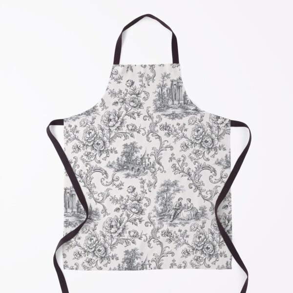 Item preview, Vintage Botanical Toile French Country Floral Line Repeat designed and sold by StickyGuys.