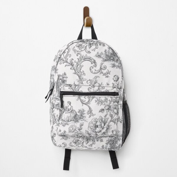 Item preview, Vintage Botanical Toile French Country Floral Line Repeat designed and sold by StickyGuys.