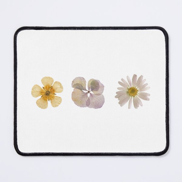 Item preview, Pressed Flowers Scrapbook Collage | Daisy & Hydrangea Vintage Botanical Design designed and sold by poppet103.