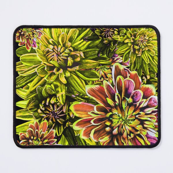Item preview, Neon Yellow Chrysanthemums 3 designed and sold by nastiaart.