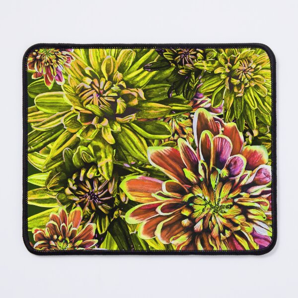 Item preview, Neon Yellow Chrysanthemums 4 designed and sold by nastiaart.