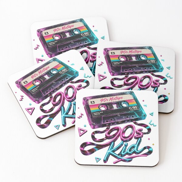 Item preview, 90s Kid Mixtape Cassette Retro Neon Synthwave designed and sold by BartArtPhoto.