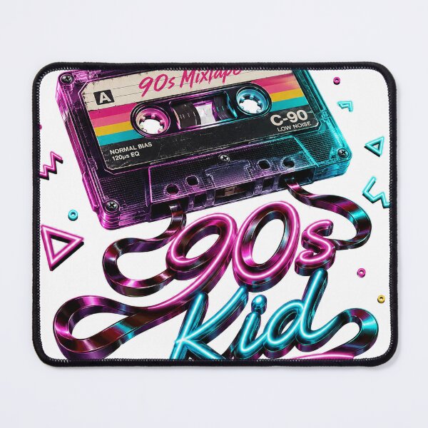 Item preview, 90s Kid Mixtape Cassette Retro Neon Synthwave designed and sold by BartArtPhoto.