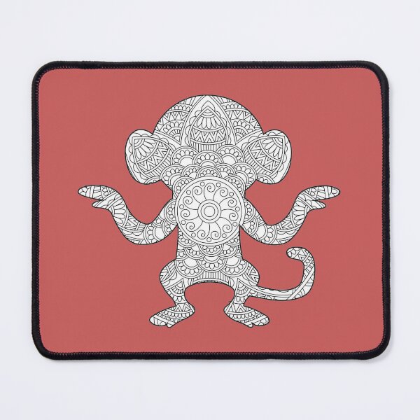 Item preview, Mandala Monkey Coloring Page For Custom Apparel designed and sold by Outlet Raloel.