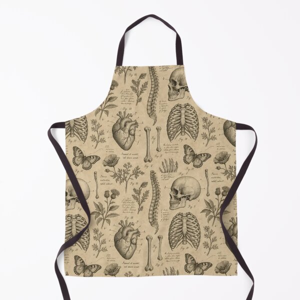 Item preview, Dark Academia Anatomical Engraving Vintage Study Repeat designed and sold by StickyGuys.