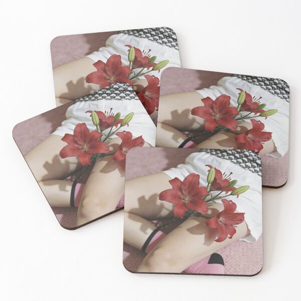 Item preview, Red Lily Photography Floral Editorial Portrait Romantic Botanical Still Life Feminine Aesthetic Modern Flower Art Gift For Flower Lover designed and sold by Kzara Visual.