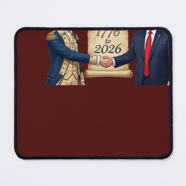 Item preview, TRUMP AND WASHINGTON SHAKING HANDS CELEBRATION TEE SHIRTS ai generated created by frasues designed and sold by frasues.
