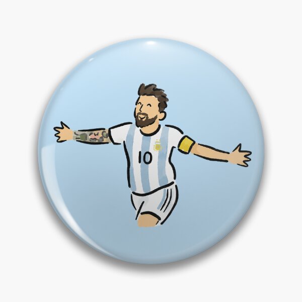 Item preview, Messi Celebration | Argentina Football Legend designed and sold by pixiedustpaint.