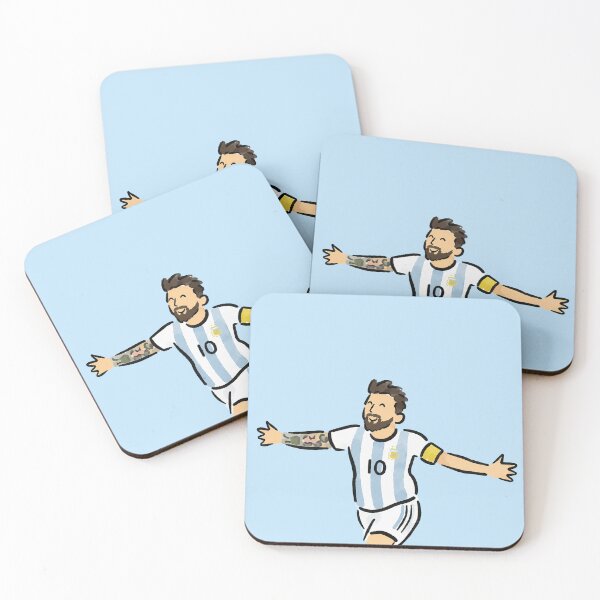 Item preview, Messi Celebration | Argentina Football Legend designed and sold by pixiedustpaint.