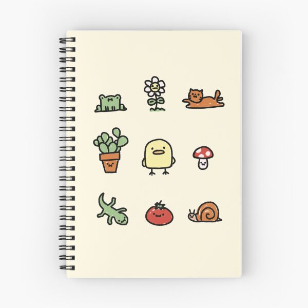 Item preview, poorly drawn plants and creatures (+fungi) designed and sold by turtlehappytime.