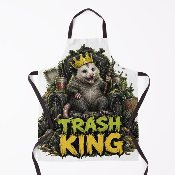 Item preview, Trash King Opossum Funny Garbage Meme Possum Art designed and sold by BartArtPhoto.