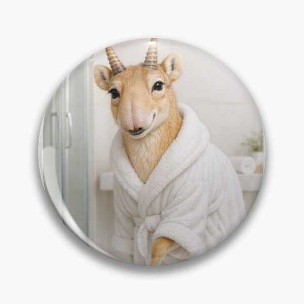 Item preview, Cozy Bathrobe Saiga Antelope designed and sold by Sillytoe.