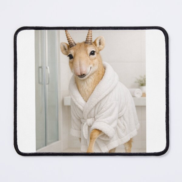 Item preview, Cozy Bathrobe Saiga Antelope designed and sold by Sillytoe.