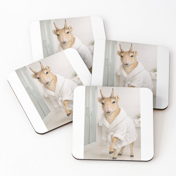 Item preview, Cozy Bathrobe Saiga Antelope designed and sold by Sillytoe.