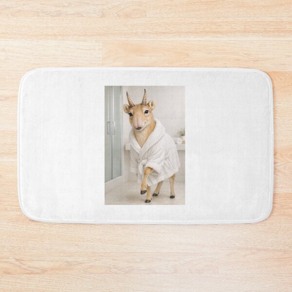 Item preview, Cozy Bathrobe Saiga Antelope designed and sold by Sillytoe.