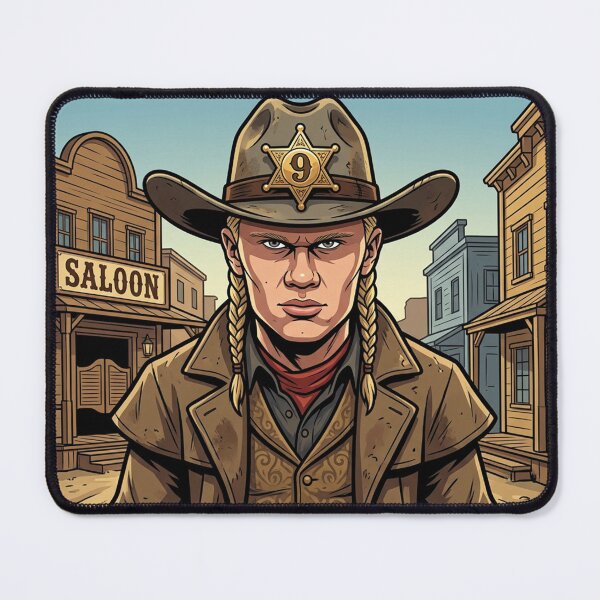 Item preview, Haaland The Wildwest Sheriff designed and sold by Simplybe1.