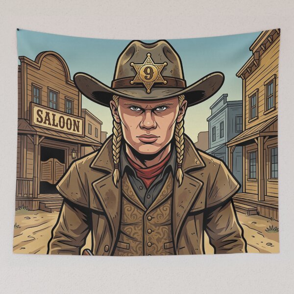 Item preview, Haaland The Wildwest Sheriff designed and sold by Simplybe1.