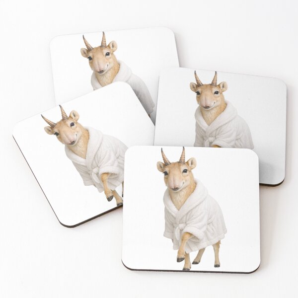 Item preview, Relaxing Bathrobe Saiga Antelope designed and sold by Sillytoe.