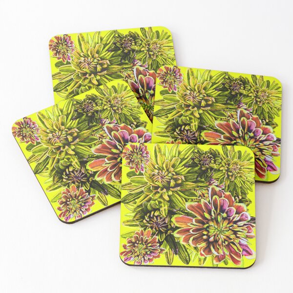 Item preview, Neon Yellow Chrysanthemums 5 designed and sold by nastiaart.