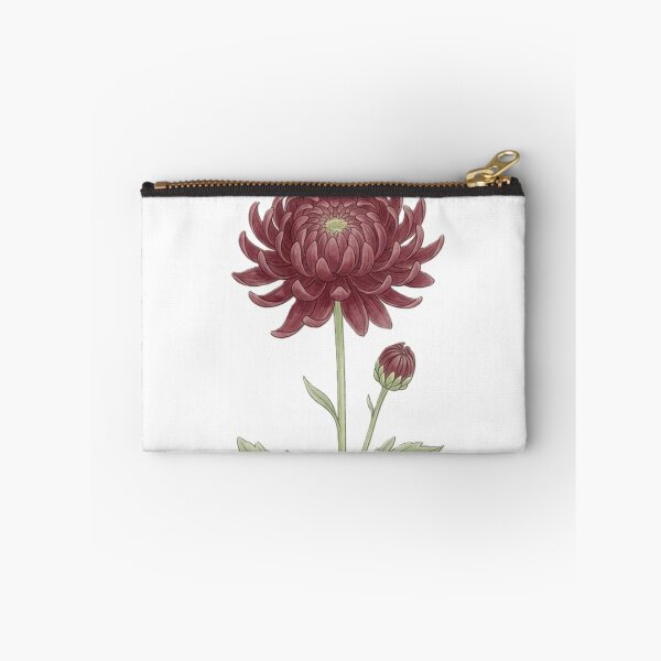 Item preview, November birth flower Burgundy Chrysanthemum Print Wall Art | Vintage Botanical Flower Print | Floral | Cottagecore Home Decor designed and sold by Zaitmiprints.