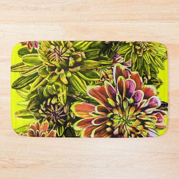 Item preview, Neon Yellow Chrysanthemums 5 designed and sold by nastiaart.