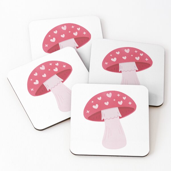 Item preview, Cute Red Hearts Mushroom Toadstool designed and sold by winterpumpkin.