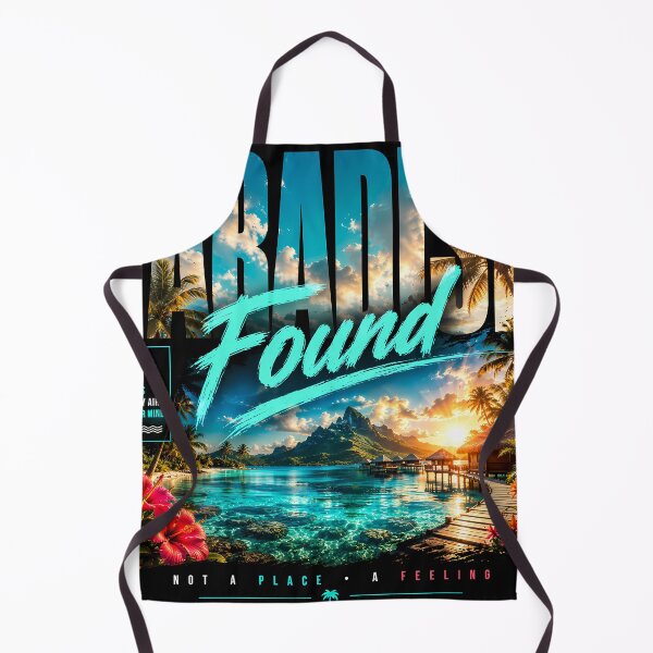 Item preview, Paradise Found – Not a Place, A Feeling | Tropical Island Escape Design designed and sold by Genesis-Ink.