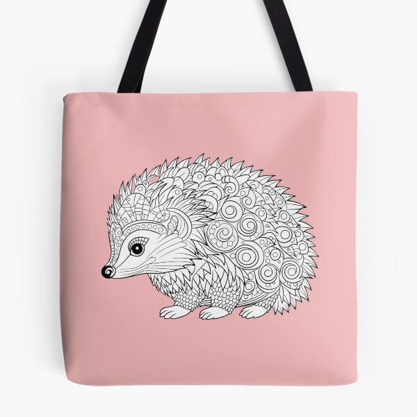Item preview, Intricate Hedgehog Coloring Page For Custom Apparel designed and sold by Outlet Raloel.