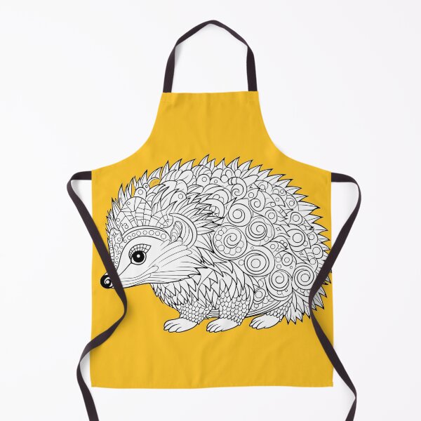 Item preview, Intricate Hedgehog Coloring Page For Custom Apparel designed and sold by Outlet Raloel.