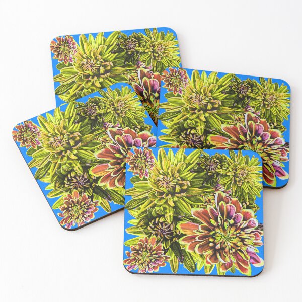 Item preview, Neon Yellow Chrysanthemums 6 designed and sold by nastiaart.