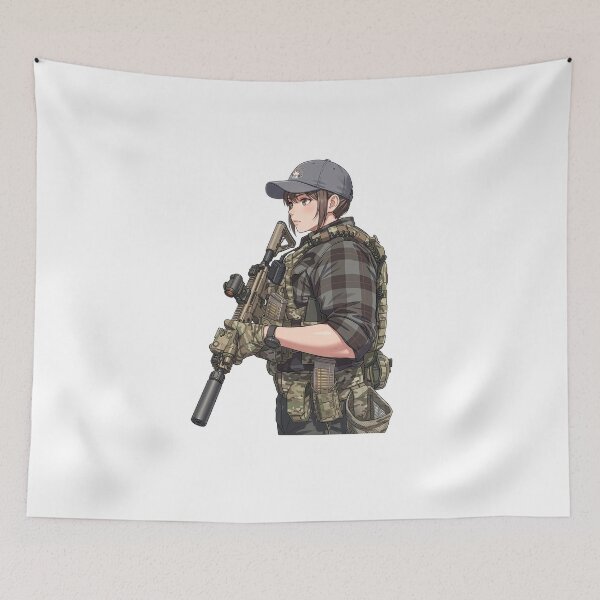 Item preview, Tactical Girl designed and sold by RAWLIFEGRAPHIC.