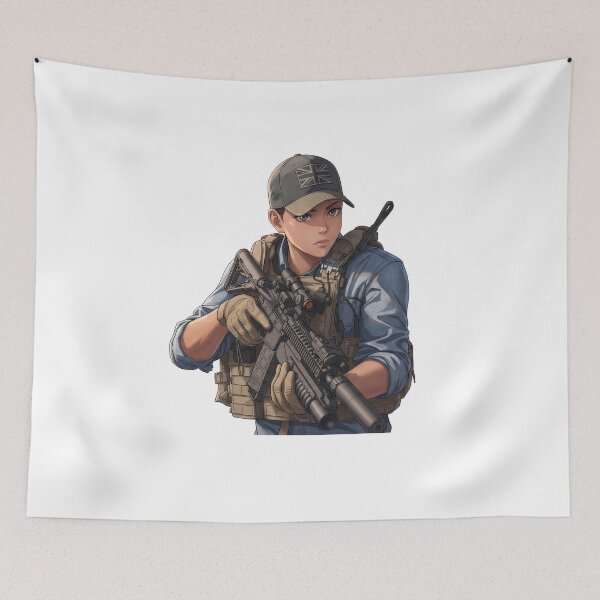 Item preview, Tactical Girl designed and sold by RAWLIFEGRAPHIC.