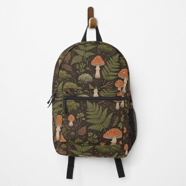 Item preview, Cottagecore Mushroom Fern Forest Floor Woodland Repeat designed and sold by StickyGuys.