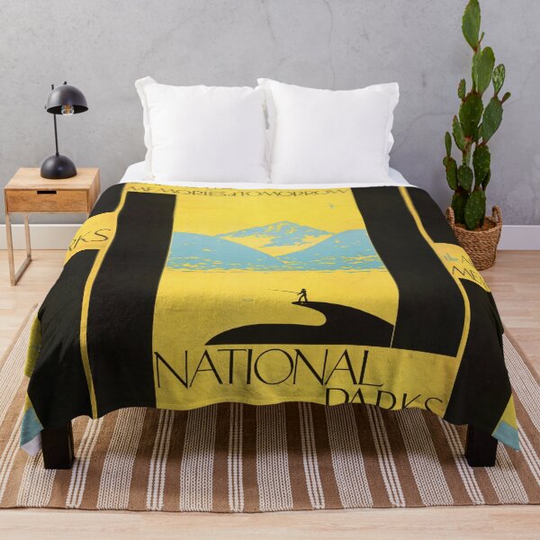 Item preview, Vintage National Parks Poster by Dorothy Waugh | Art Deco WPA Print | 1930s Great Depression Era | Explore America | Digital Download designed and sold by artofuniverse.