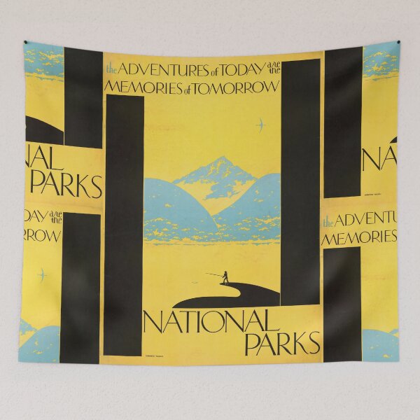 Item preview, Vintage National Parks Poster by Dorothy Waugh | Art Deco WPA Print | 1930s Great Depression Era | Explore America | Digital Download designed and sold by artofuniverse.